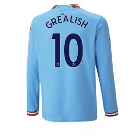 Herren Fußballbekleidung Manchester City Jack Grealish #10 Heimtrikot 2022-23 Langarm